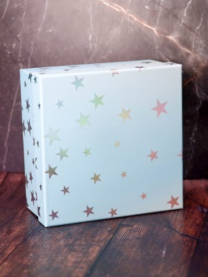 Подарочная коробка «Starry sky», blue (19*19*9.5)