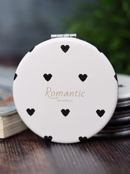 Зеркало "Romantic heart", white 
