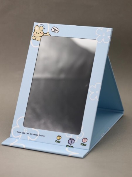 Зеркало "Bunny flower wow", blue 