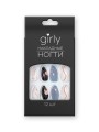 Накладные ногти GIRLY «Cote d'Azur», 12 шт., с клеевыми пластинами