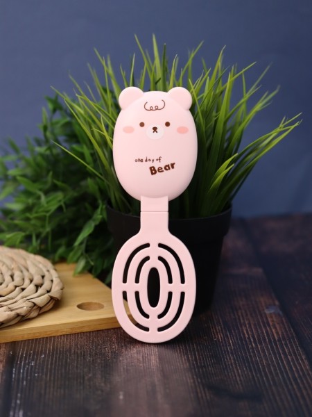 Расческа "Bear folding", pink 