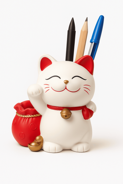 Подставка для канцелярских принадлежностей «Lucky Cat» 