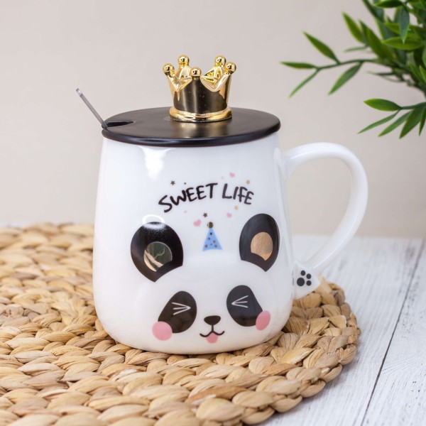 Кружка "Sweet life panda cap" (440 ml) 