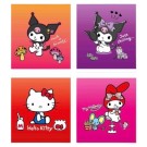 Тетрадь А5 "Kuromi+MyMelody+HK" в доп. ПВХ обложке, 48 л, клетка