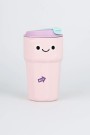 Термокружка «Funny face», pink (450 мл)