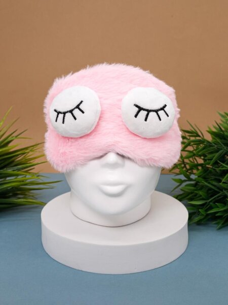 Маска для сна "Sleeping plush eyes", pink 