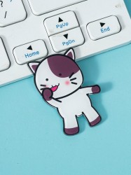 Значок акриловый iLikeGift "Neat cat dark"