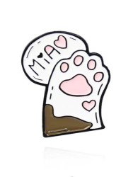 Значок металлический iLikeGift "Meow-paw"