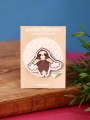 Значок ECO из дерева Rainbow Sloth