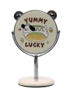 Зеркало настольное на ножке "Happy dog", жёлтое (10,5*18 см)