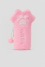Пенал плюшевый "Pink paw", pink (20*10 см)