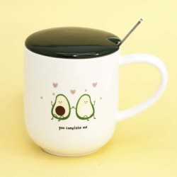 Кружка "Half avocado" Heart avocado A (400ml)