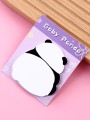 Блок стикер для записей "Chubby panda", purple
