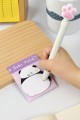 Блок стикер для записей "Chubby panda", purple