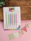 Набор свечей 6 шт. "Pearlescent magic",  (11 см)