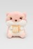Мягкая игрушка &quot;Hamster breakfast&quot;, pink, 20 см