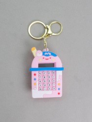 Брелок-калькулятор "Happy cocktail", pink (8х5 см)