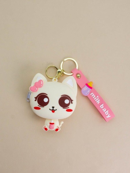 Брелок-кошелёк "Baby kitten", white (8.5*7.5 см) 