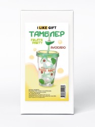 Тамблер "Fruits party Avocado", green (380 ml)