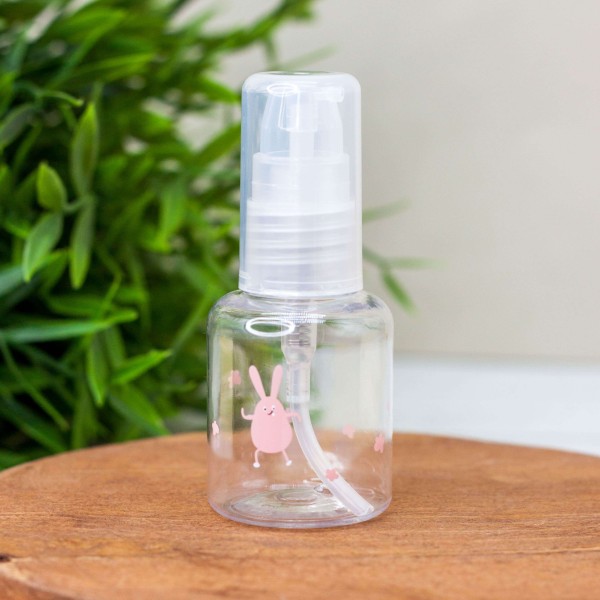 Дорожная бутылочка "Mini bunny", pink (30 ml) 