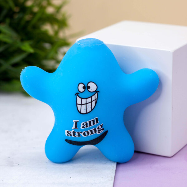 Игрушка - антистресс "Smiley man", blue 