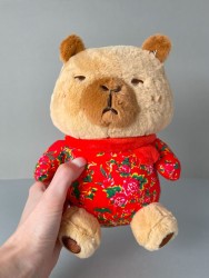 Мягкая игрушка "Capybara", red, 21 см