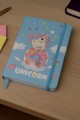 Блокнот (А5) "Unicorn on the cloud", blue (14.5*21)