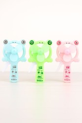 Портативный механический ручной вентилятор «Frog smile» (14,5х7,5х4 см), mix