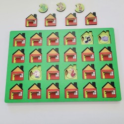 Игра-пазл "Мемо" Животные