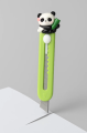 Канцелярский нож "Panda", green
