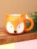 Кружка керамическая «Cute fox», 370 мл