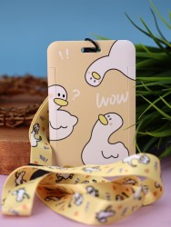 Футляр для карт на ленте "Wow, goose"