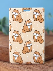 Держатель для карт Аниме «Many shiba inu» (6,5 х 10,4 см)