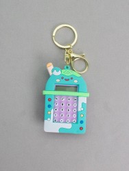 Брелок-калькулятор "Happy cocktail", blue (8х5 см)