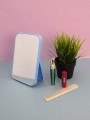Зеркало настольное "Soft shades", blue (21.5*14.5 см)