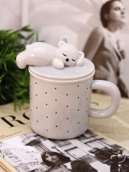 Кружка «Wake up the bear», grey (400 ml)