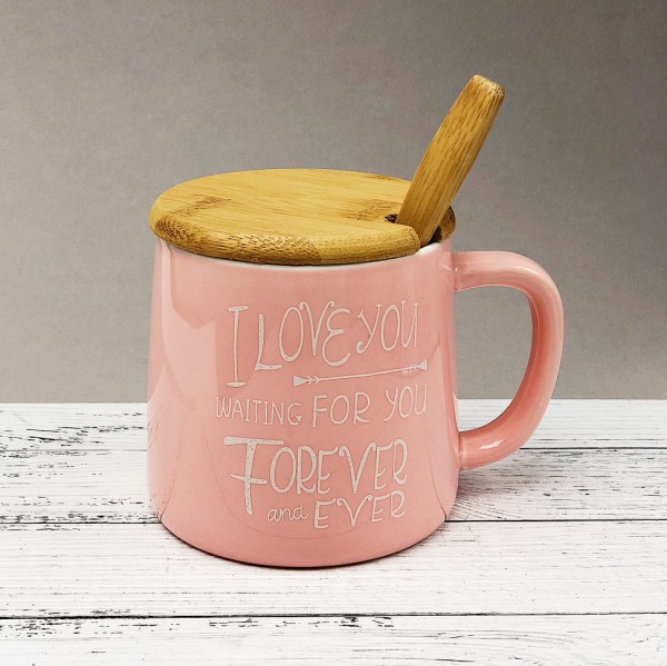Кружка "I love", pink (350ml) 