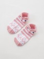 Носки iLikeGift «Fox face», pink, мужские/женские евро размер 35-41