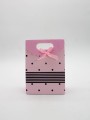 Пакет подарочный (XS) "Many dots", pink (12x6x16)