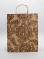 Пакет подарочный «Turkish pattern», yellow (26*32*12)