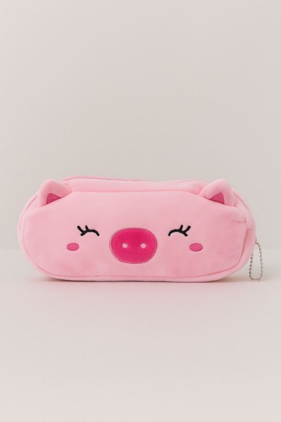 Пенал плюшевый "Pig", pink (20*10 см) 