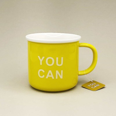 Кружка "You can", yellow (360ml)