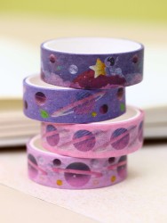Набор декоративного скотча «Astronaut», purple