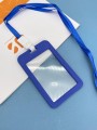Держатель для карт с шнурком "Clear color", blue (11*7 см)