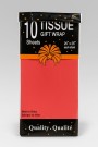 Бумага тишью "Classic", red, 50 х 66 см, 14 г/м2 (набор 10 шт.)