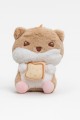 Мягкая игрушка "Hamster breakfast", brown, 20 см
