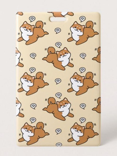 Держатель для карт Аниме «Many shiba inu love» (6,5 х 10,4 см) 