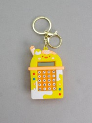 Брелок-калькулятор "Happy cocktail", yellow (8х5 см)