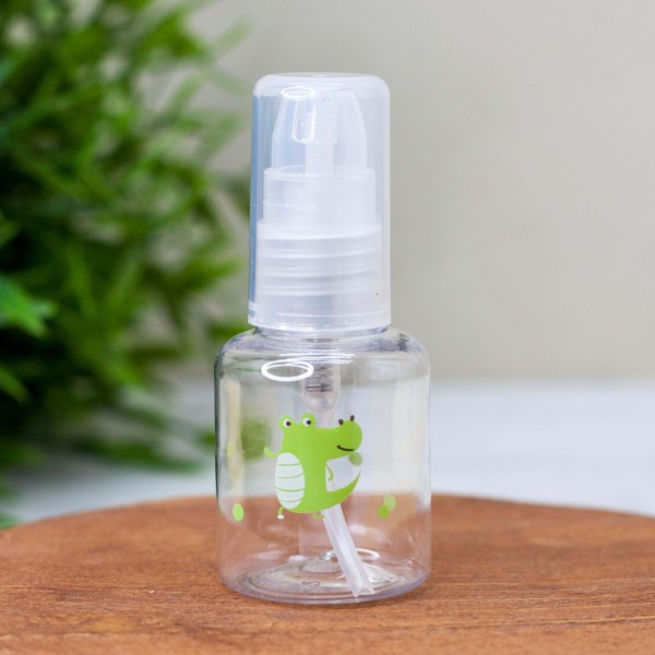 Дорожная бутылочка "Mini crocodile", green (30 ml) 