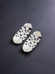 Носки iLikeGift «Panda face», white, мужские/женские евро размер 35-41